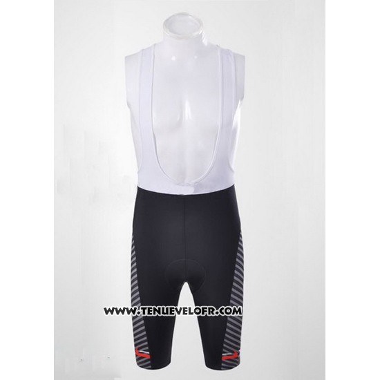 2011 Maillot Ciclismo Trek Noir et Blanc Manches Courtes et Cuissard